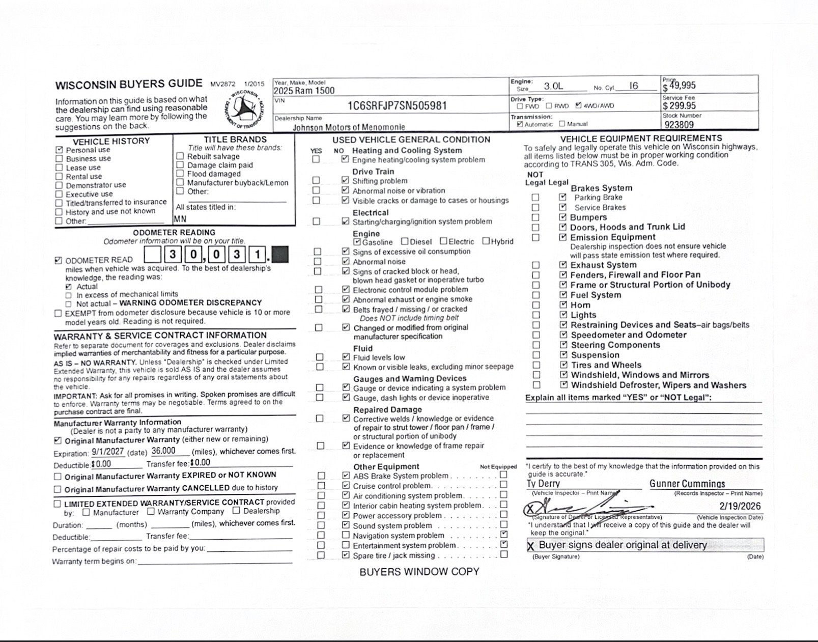 2025 RAM 1500 Laramie