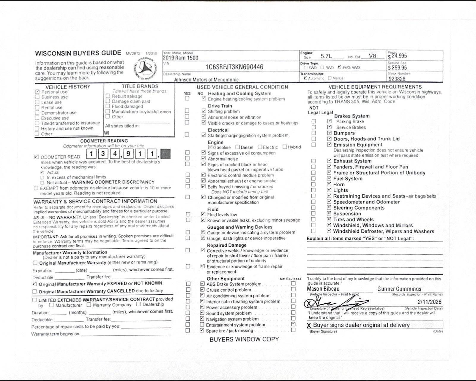 2019 RAM 1500 Laramie