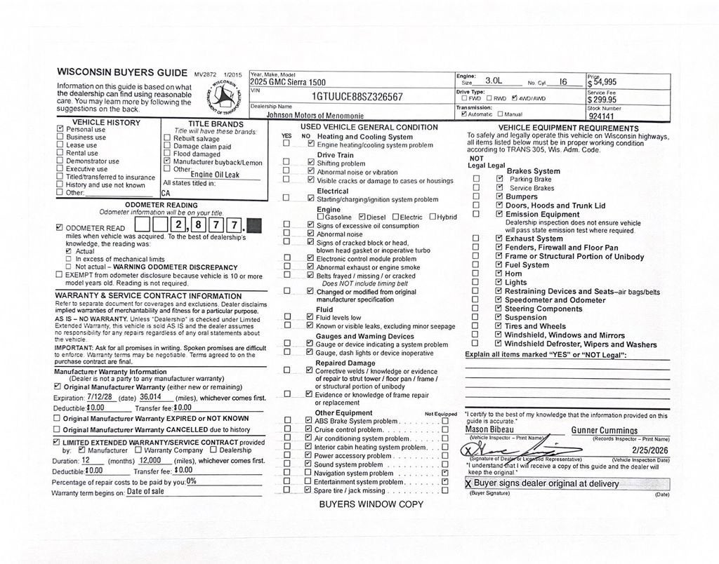 2025 GMC Sierra 1500 Elevation