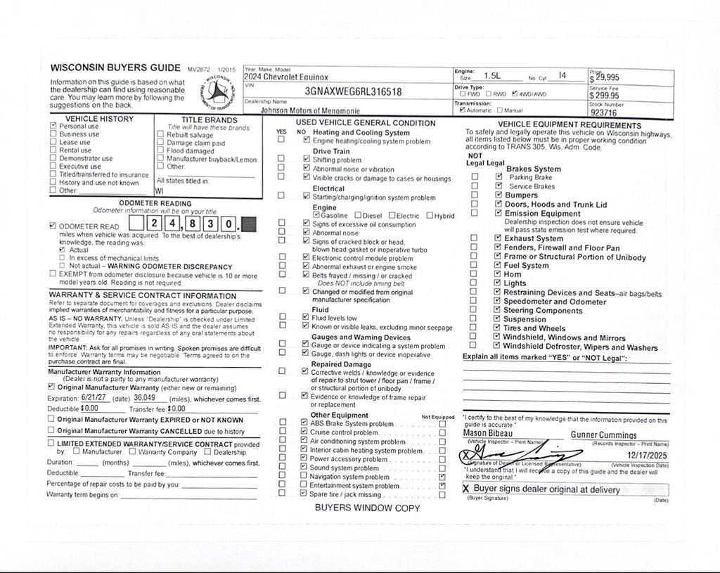 2024 Chevrolet Equinox RS