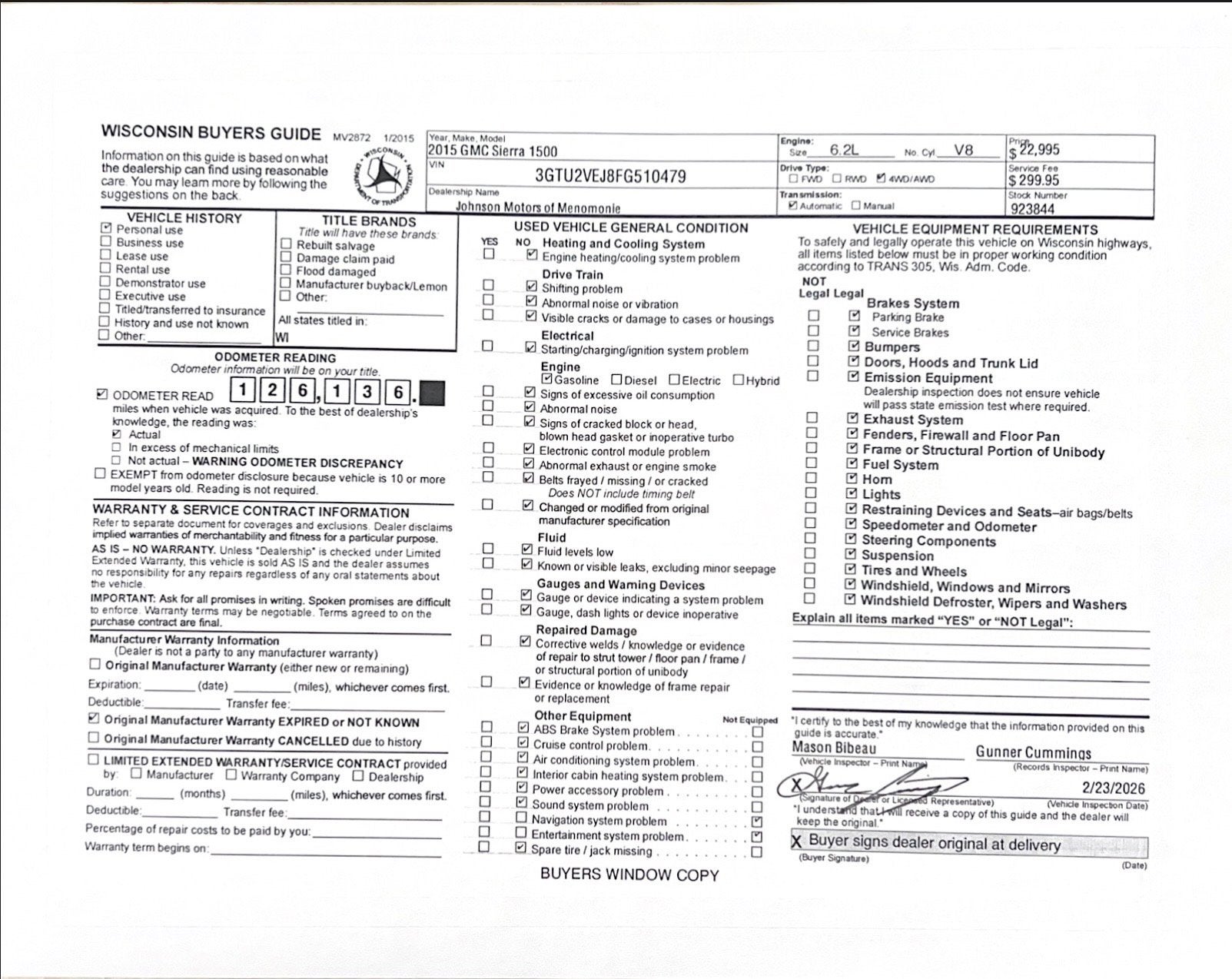 2015 GMC Sierra 1500 SLT