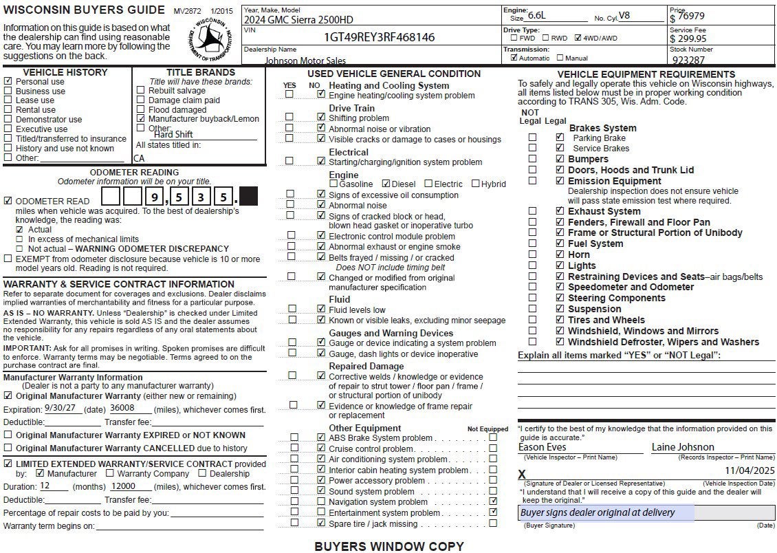 2024 GMC Sierra 2500 HD Denali