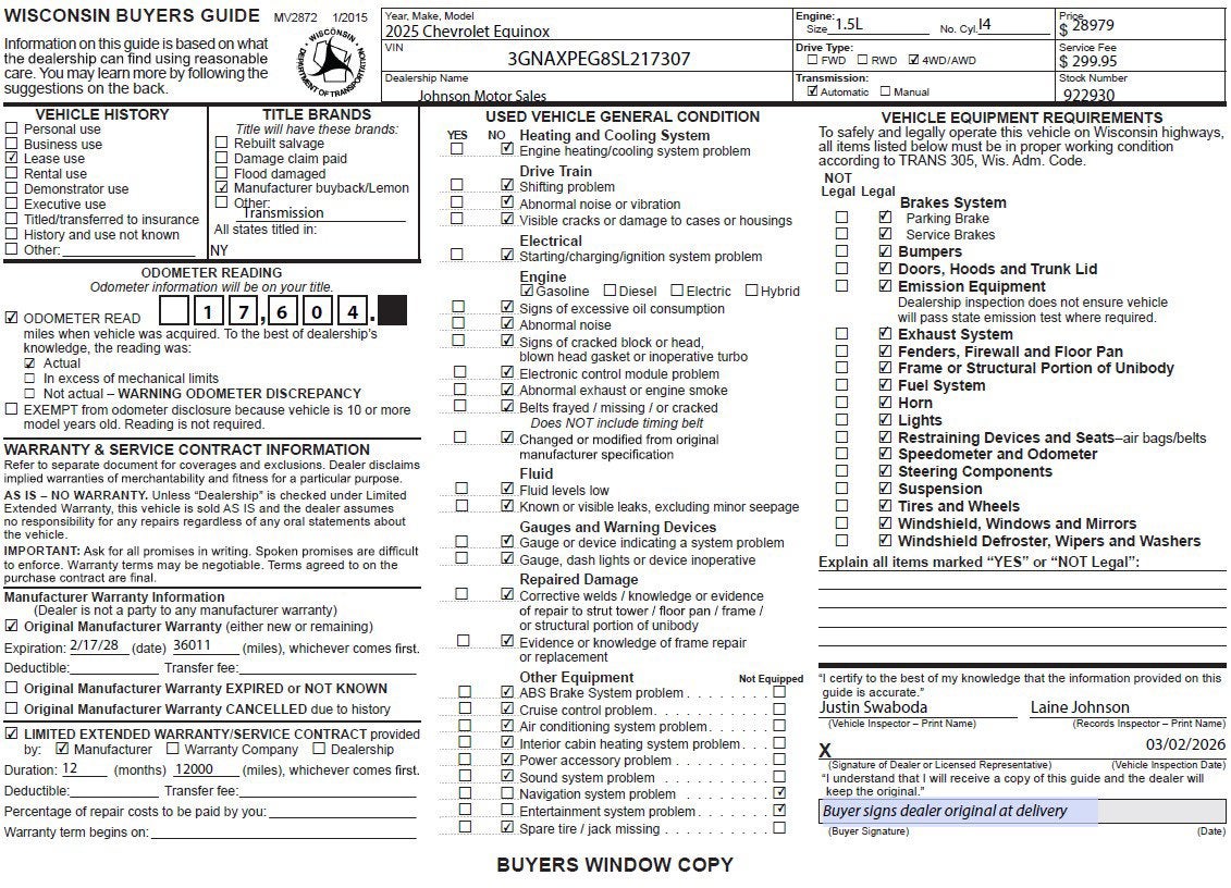 2025 Chevrolet Equinox LT