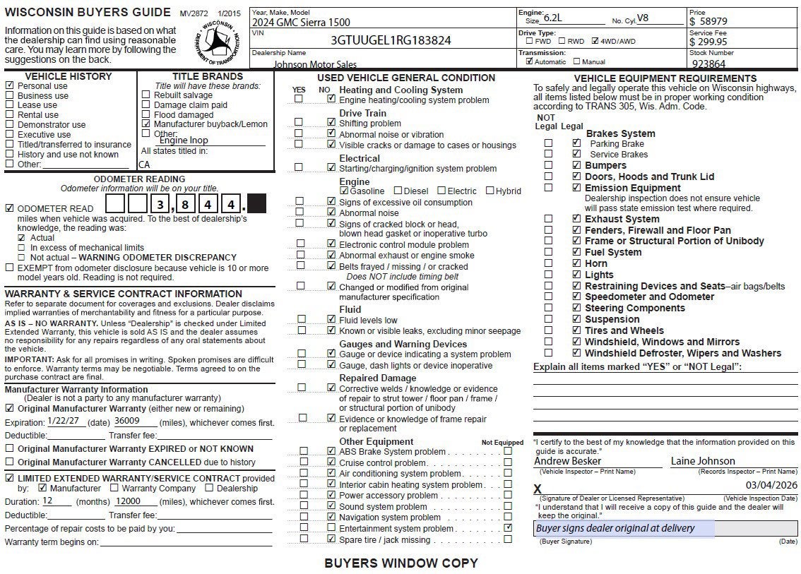 2024 GMC Sierra 1500 Denali
