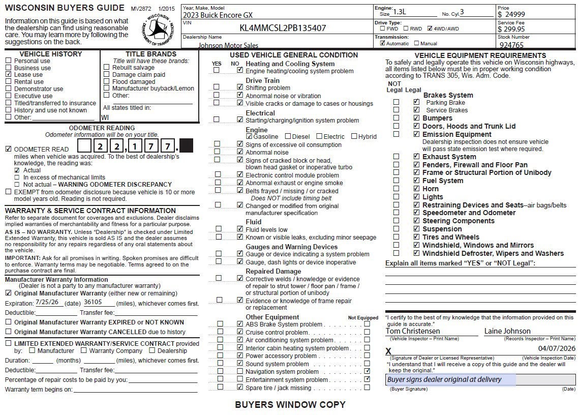 2023 Buick Encore GX Preferred
