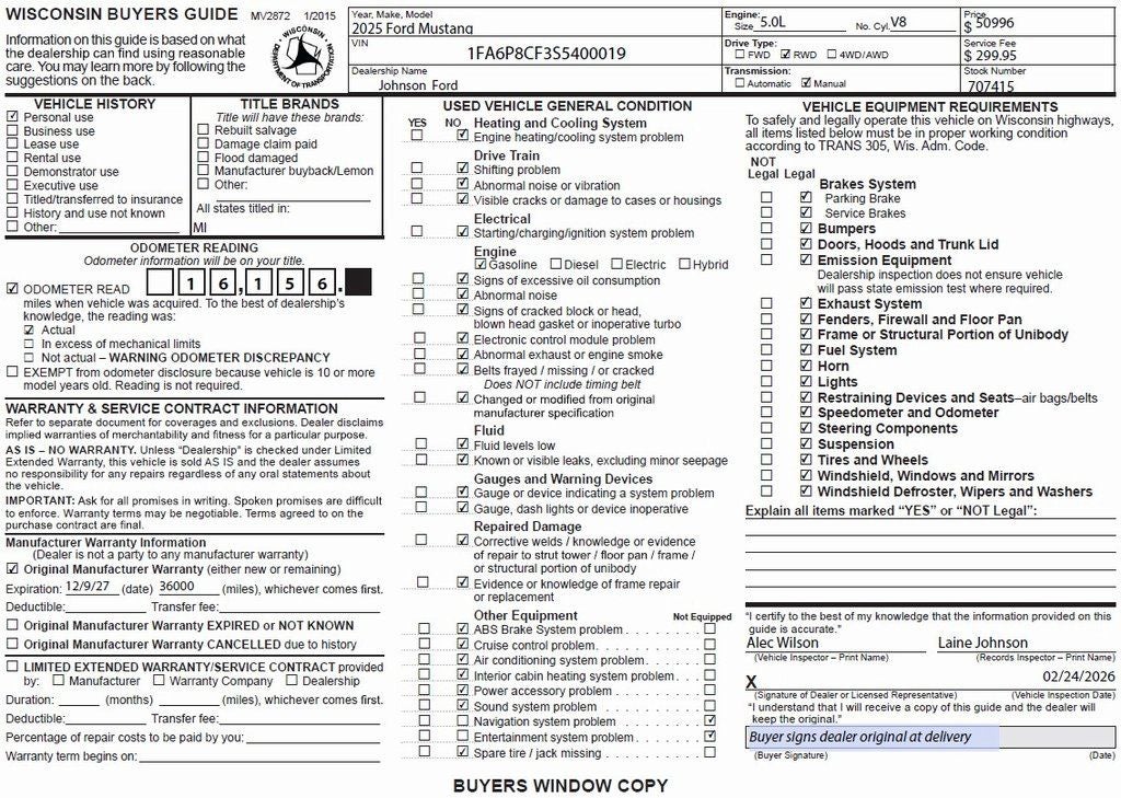 2025 Ford Mustang GT Premium