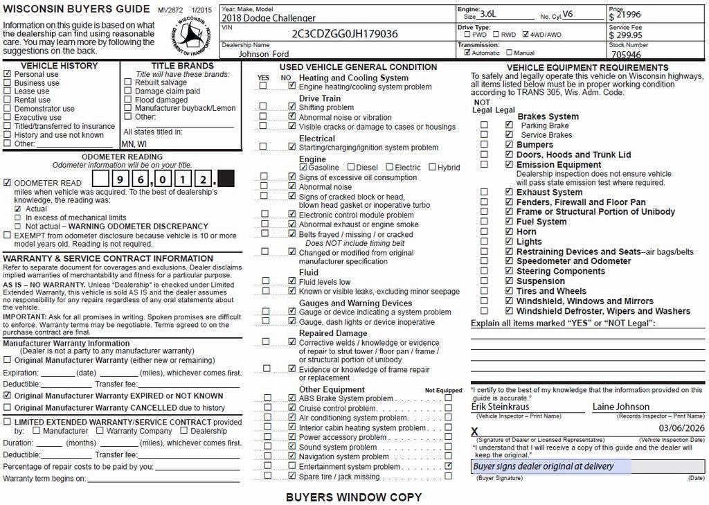 2018 Dodge Challenger GT