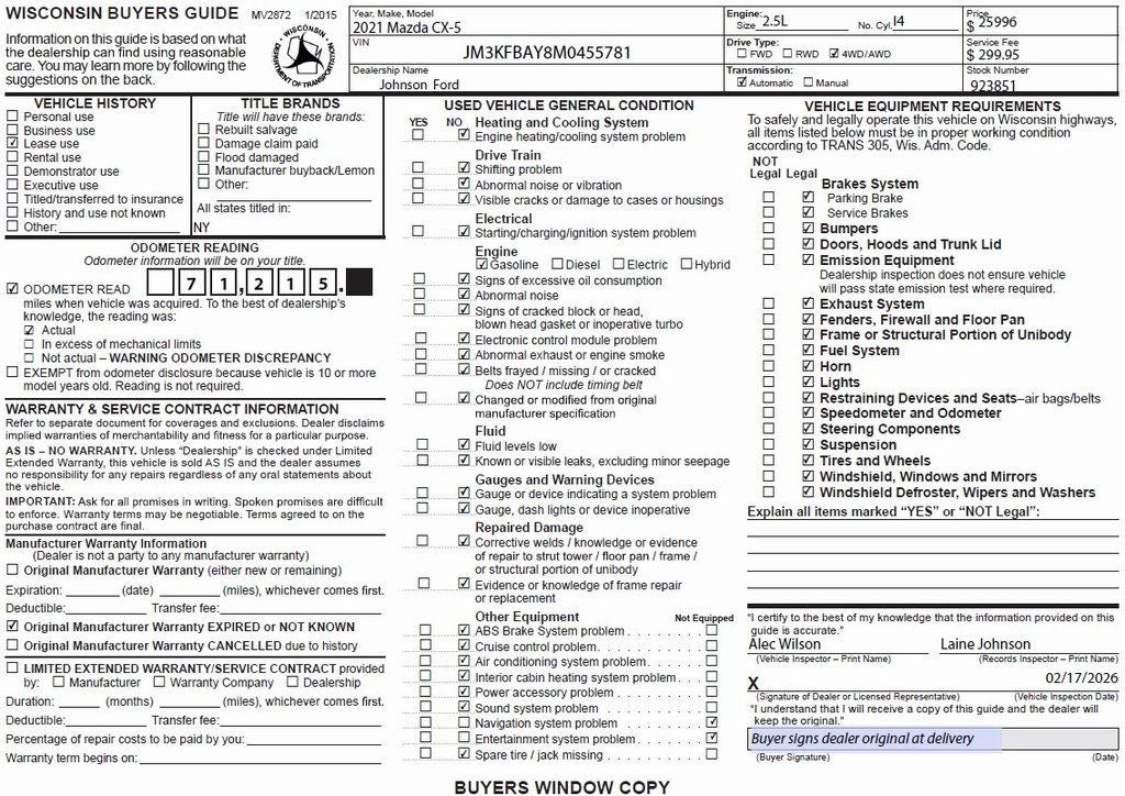 2021 Mazda Mazda CX-5 Grand Touring Reserve