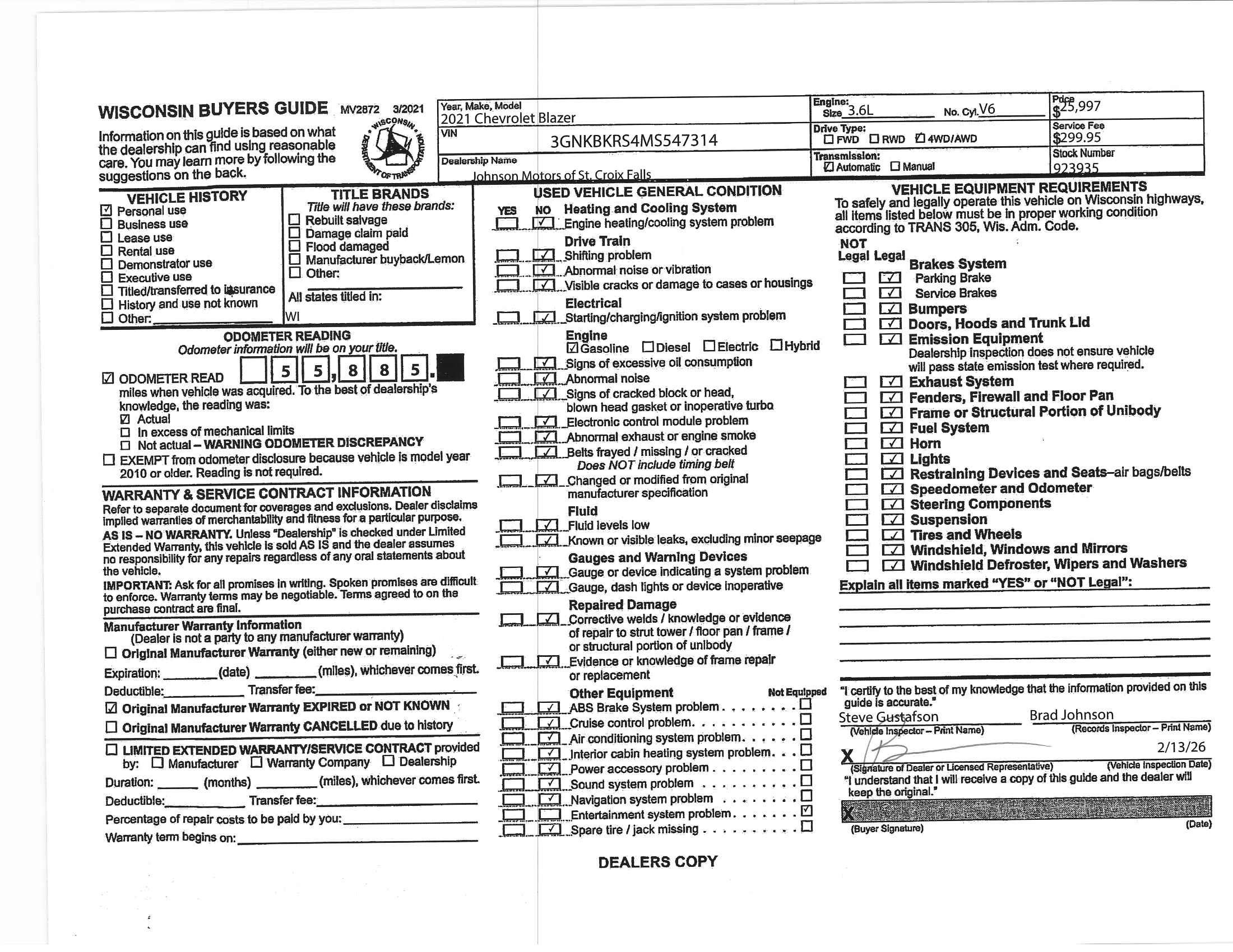 2021 Chevrolet Blazer RS