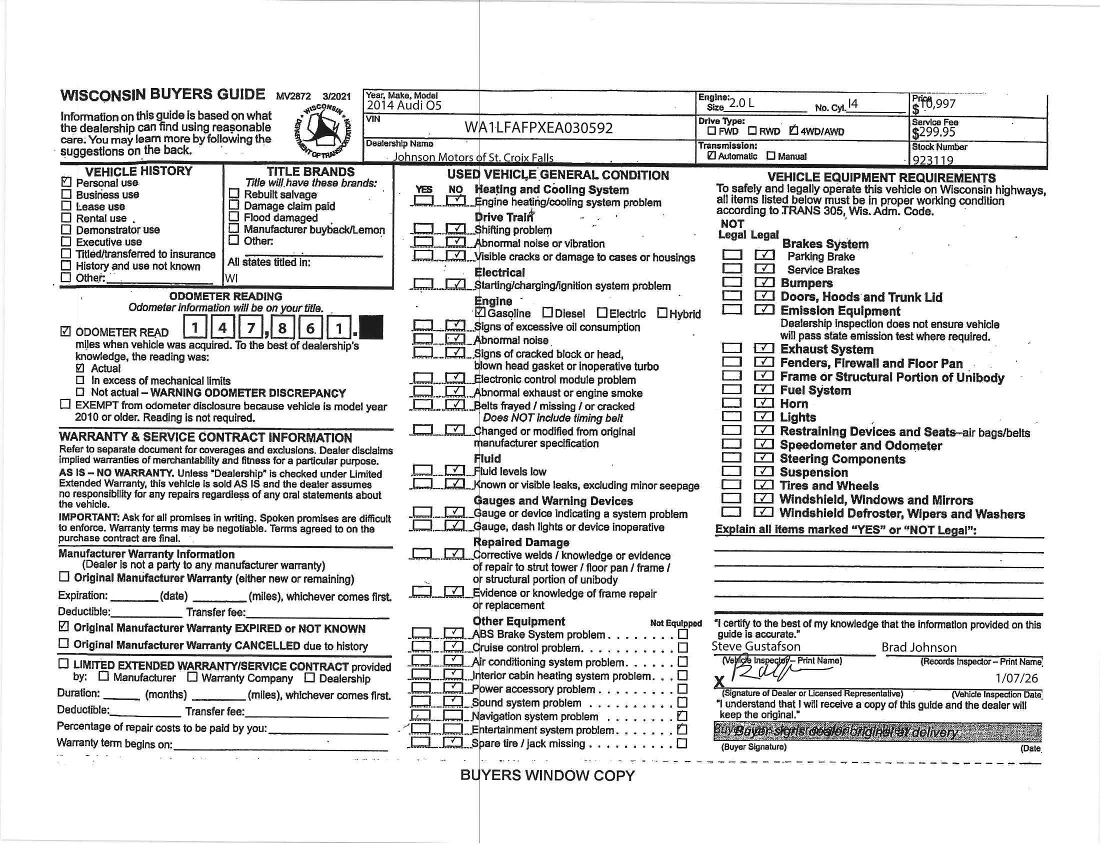 2014 Audi Q5 Premium Plus
