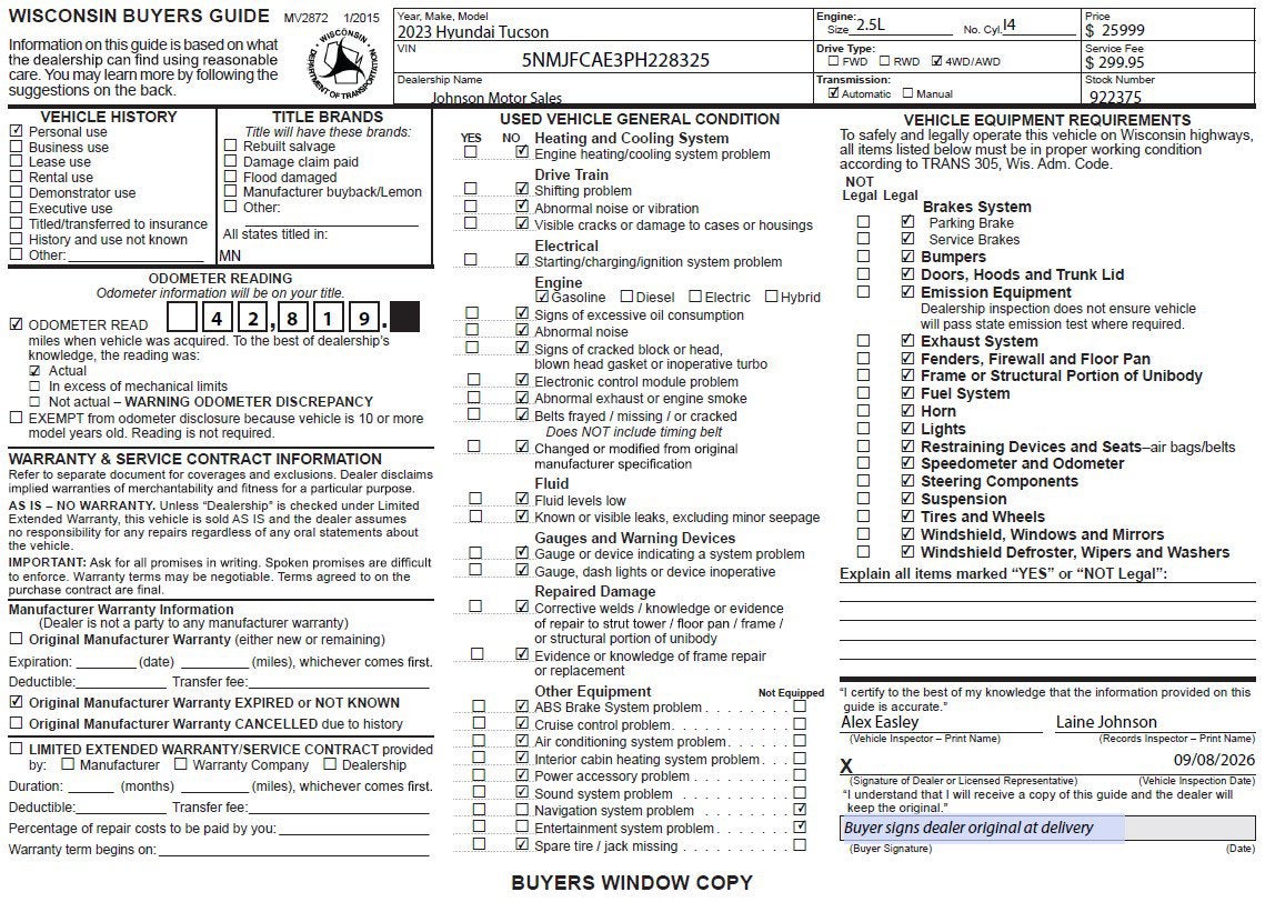2023 Hyundai Tucson SEL